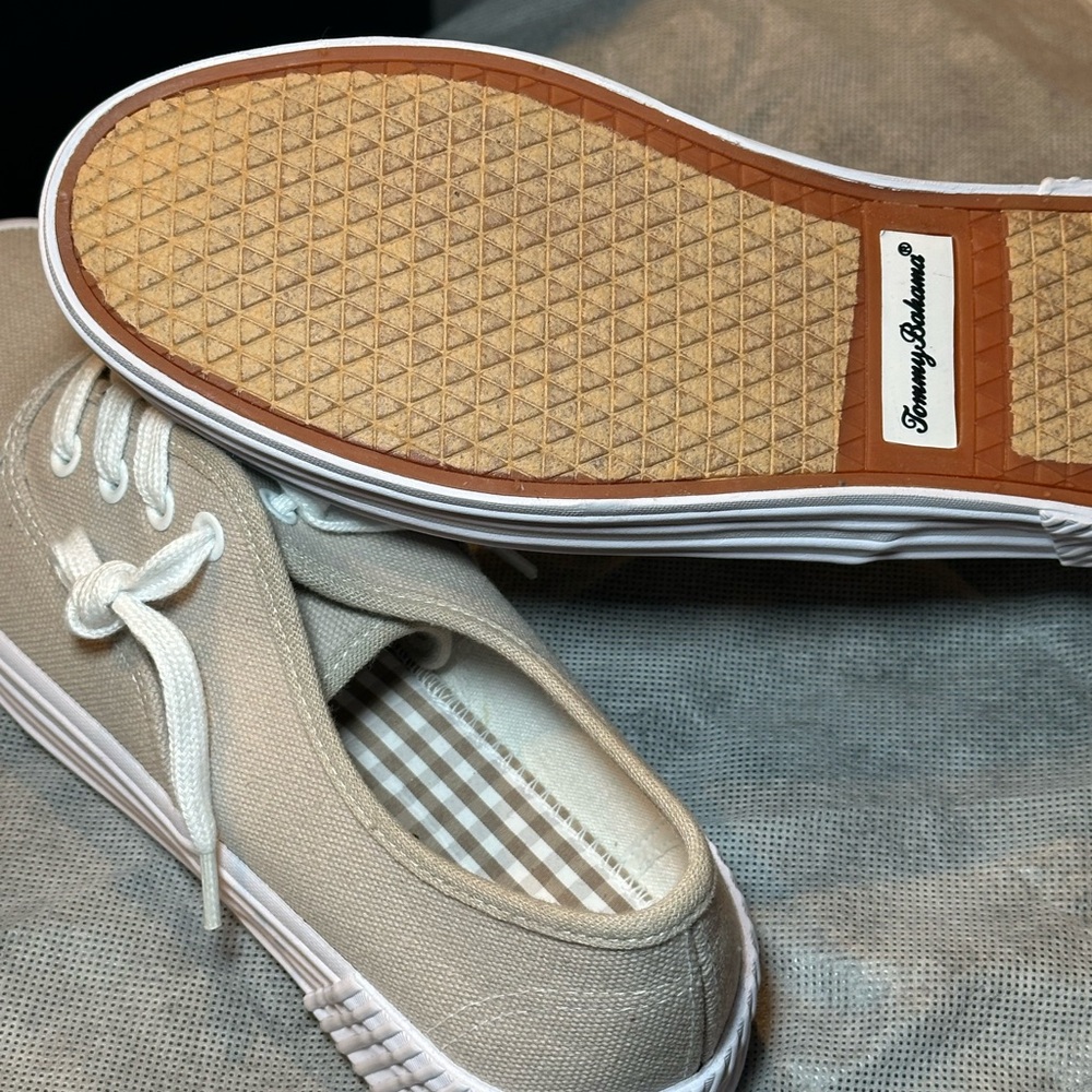 Tommy Bahama Women’s Platform Canvas Sneakers
